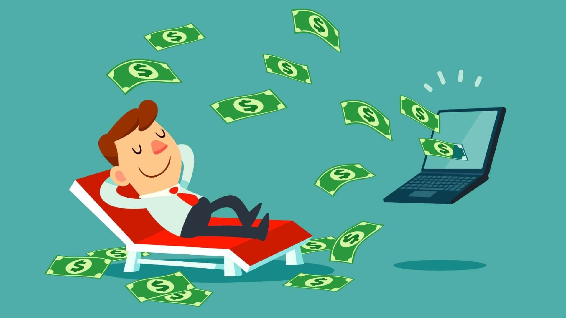 Exemplo de rendimento passivo como um produto digital gerou mais de 28 mil dólares